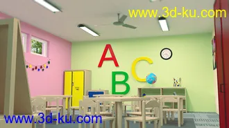 3D打印模型Kindergarten Room的图片