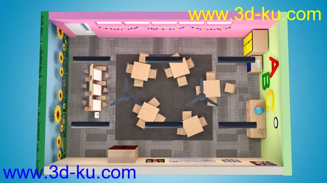 Kindergarten Room模型的图片8