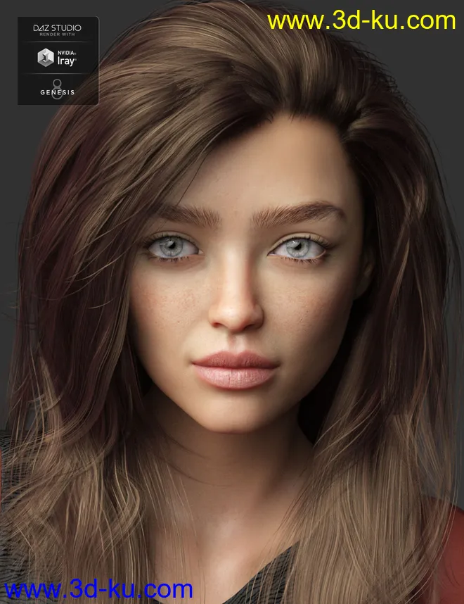 Kira HD for Genesis 8 Female模型的图片2
