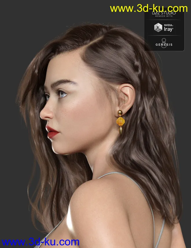 Kira HD for Genesis 8 Female模型的图片3