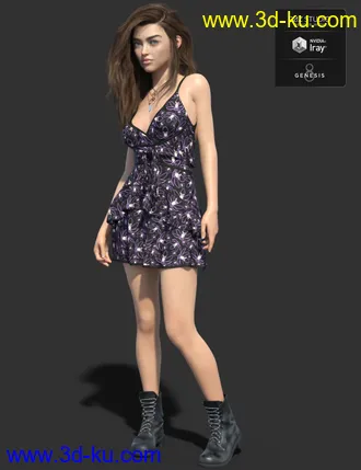 3D打印模型Kira HD for Genesis 8 Female的图片