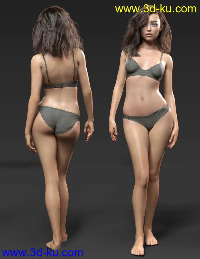 Kira HD for Genesis 8 Female模型的图片7