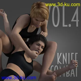 3D打印模型Knife Combat vol.4 for Genesis 8 Female的图片