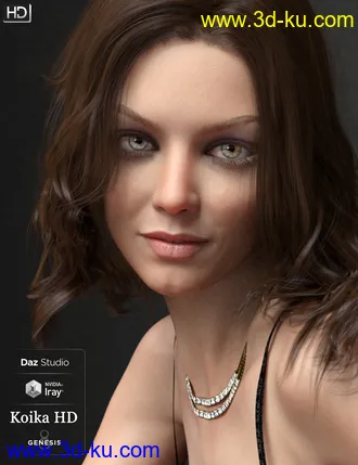 3D打印模型Koika HD For Genesis 8 Female的图片
