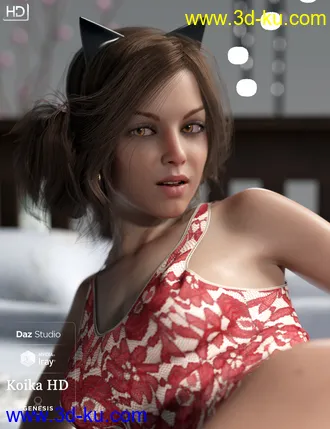 3D打印模型Koika HD For Genesis 8 Female的图片