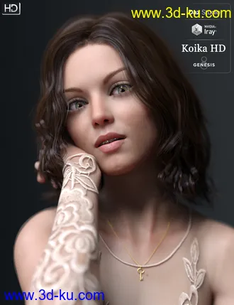 3D打印模型Koika HD For Genesis 8 Female的图片
