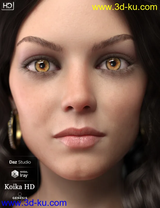 Koika HD For Genesis 8 Female模型的图片7