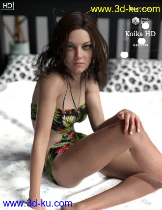 3D打印模型Koika HD For Genesis 8 Female的图片