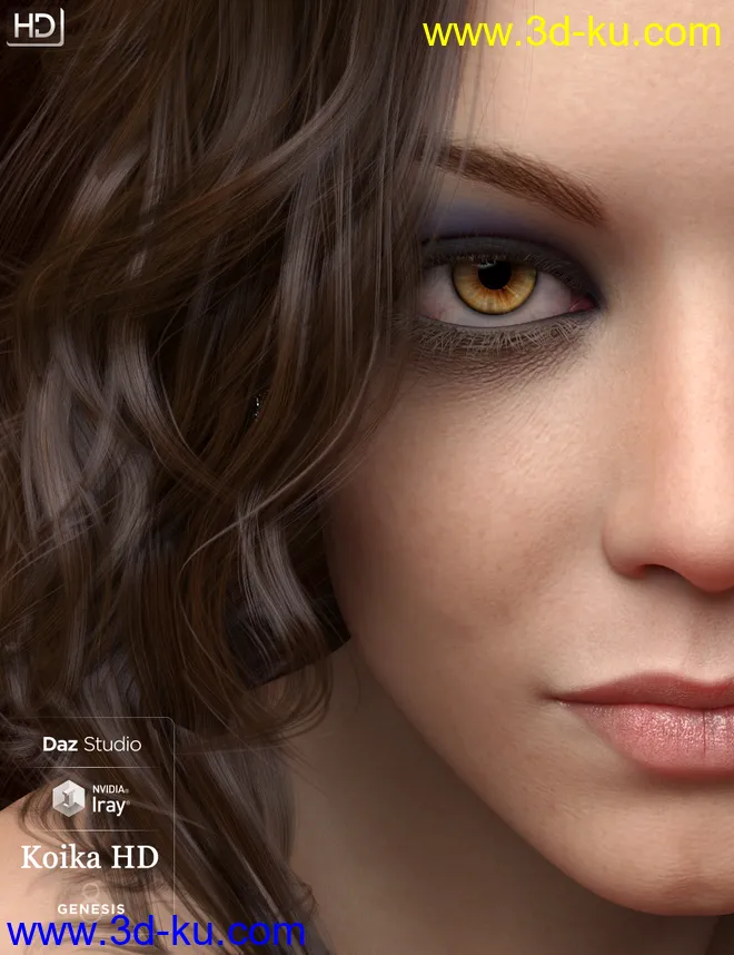 Koika HD For Genesis 8 Female模型的图片14