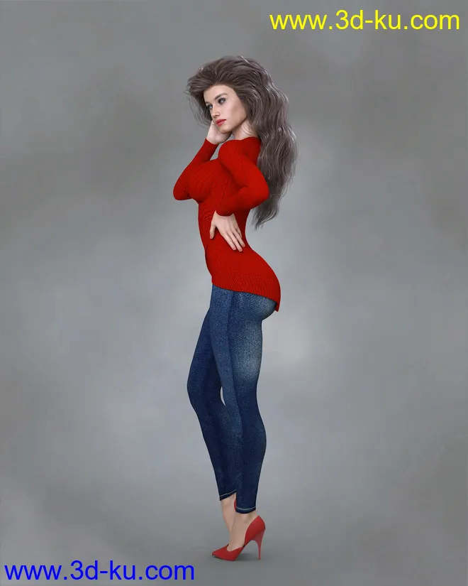 KrashWerks TAYLOR for Genesis 8 Female模型的图片1