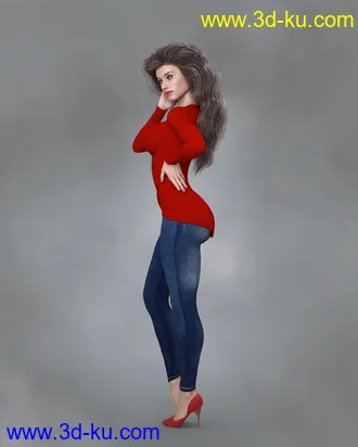 3D打印模型KrashWerks TAYLOR for Genesis 8 Female的图片