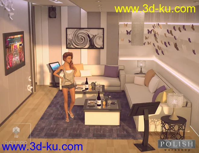 KTV Party Room模型的图片9