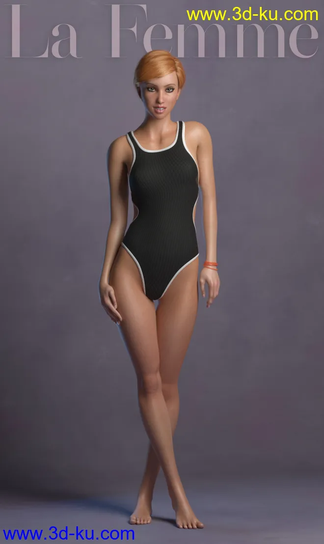 La Femme Pro - 1.1 Pro Base Figure for Poser 11模型的图片1
