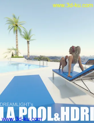 3D打印模型LA Pool and HDRI的图片