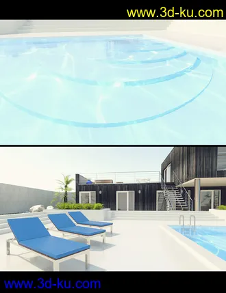 3D打印模型LA Pool and HDRI的图片