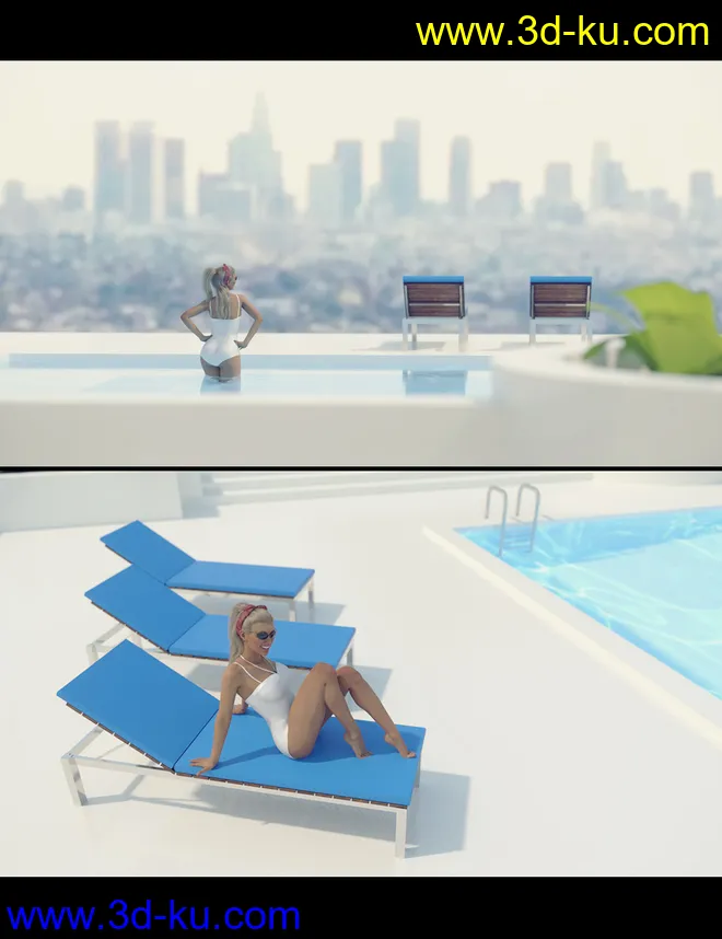 LA Pool and HDRI模型的图片12