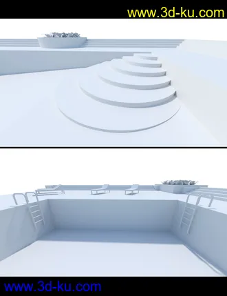 3D打印模型LA Pool and HDRI的图片