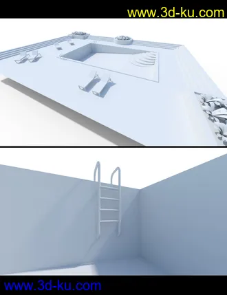 3D打印模型LA Pool and HDRI的图片