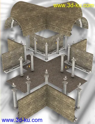3D打印模型Labyrinth of Knossos Bundle的图片