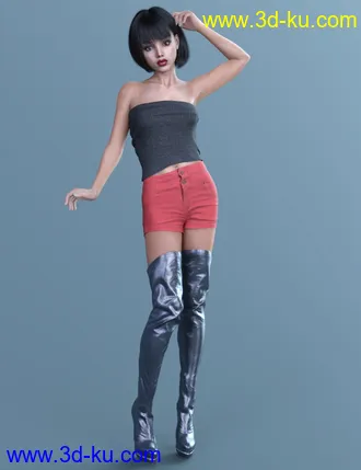 3D打印模型Lara Outfit for Genesis 8 Female(s)的图片