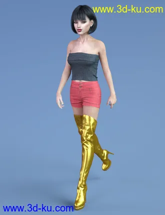 3D打印模型Lara Outfit for Genesis 8 Female(s)的图片