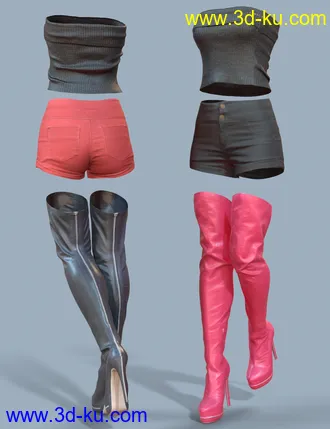 3D打印模型Lara Outfit for Genesis 8 Female(s)的图片