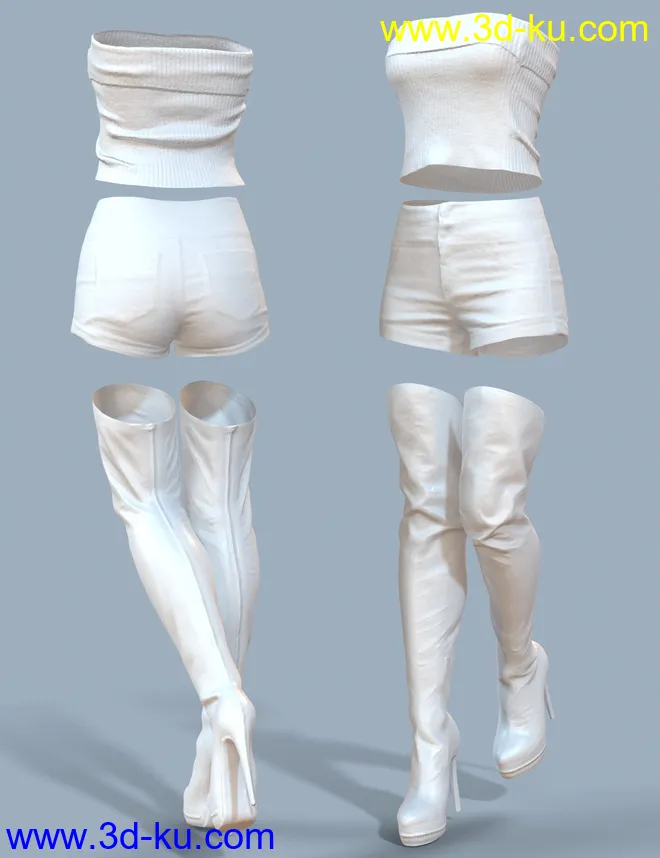 Lara Outfit for Genesis 8 Female(s)模型的图片8