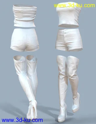 3D打印模型Lara Outfit for Genesis 8 Female(s)的图片