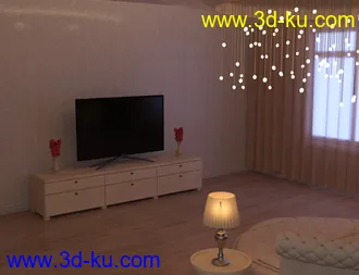 3D打印模型Lavish Bedroom的图片
