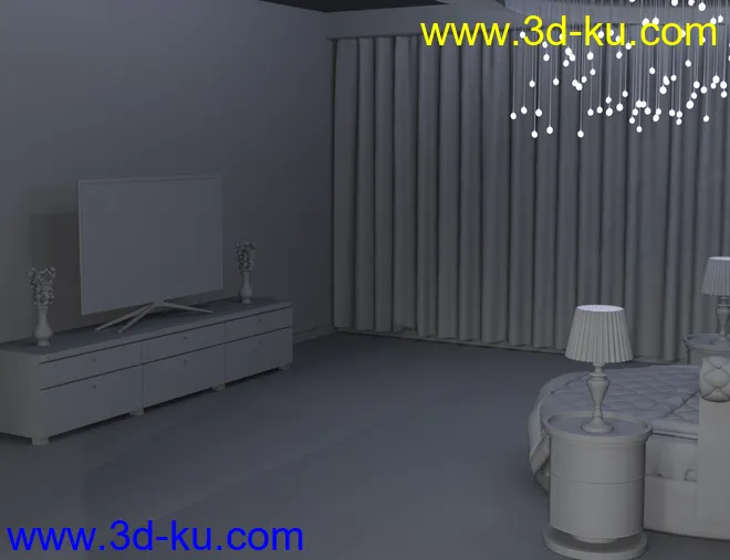 Lavish Bedroom模型的图片6