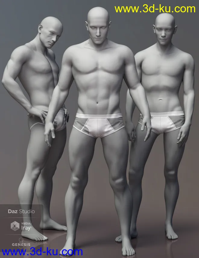 Leading Male Morph Collection for Genesis 8 Male(s)模型的图片1