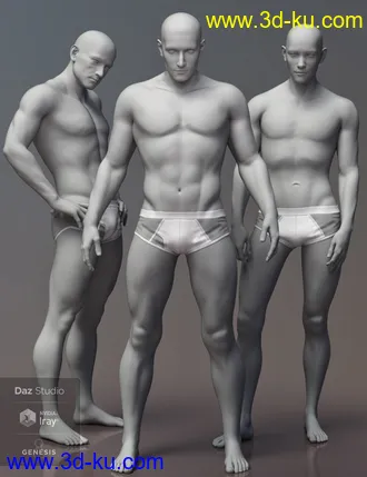 3D打印模型Leading Male Morph Collection for Genesis 8 Male(s)的图片