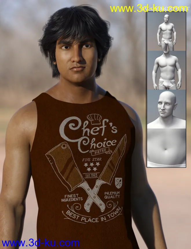 Leading Male Morph Collection for Genesis 8 Male(s)模型的图片2