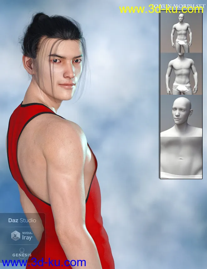 Leading Male Morph Collection for Genesis 8 Male(s)模型的图片4