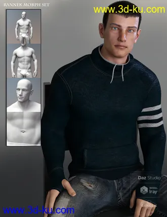 3D打印模型Leading Male Morph Collection for Genesis 8 Male(s)的图片