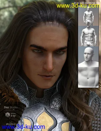 3D打印模型Leading Male Morph Collection for Genesis 8 Male(s)的图片