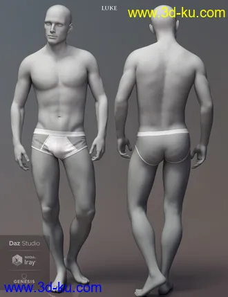 3D打印模型Leading Male Morph Collection for Genesis 8 Male(s)的图片