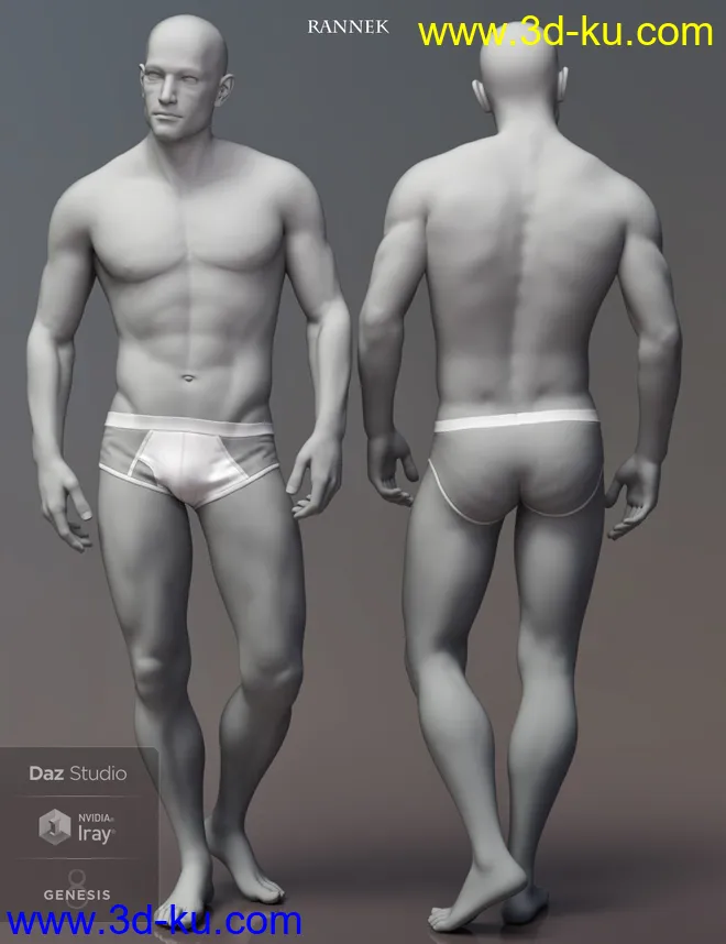 Leading Male Morph Collection for Genesis 8 Male(s)模型的图片10