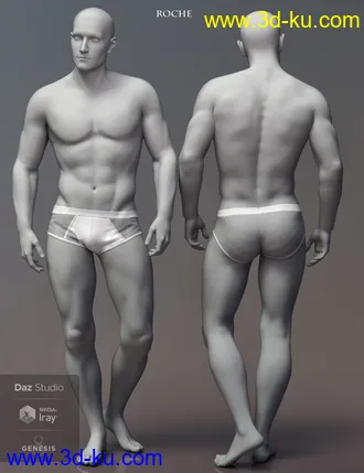 3D打印模型Leading Male Morph Collection for Genesis 8 Male(s)的图片