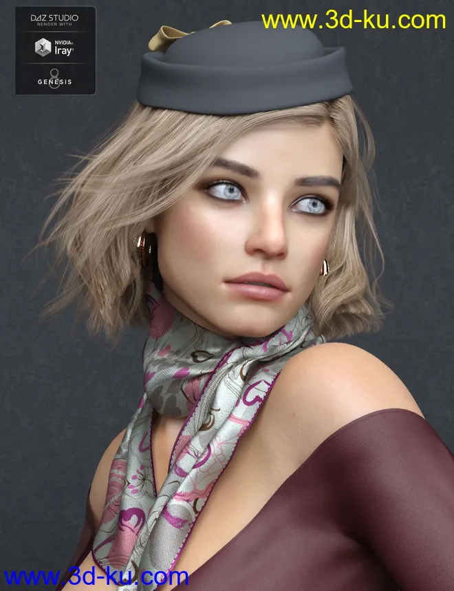 Leda HD for Genesis 8 Female模型的图片2