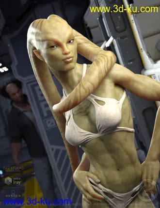 3D打印模型Lekkulian 2 for Genesis 8 Female的图片