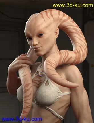 3D打印模型Lekkulian 2 for Genesis 8 Female的图片