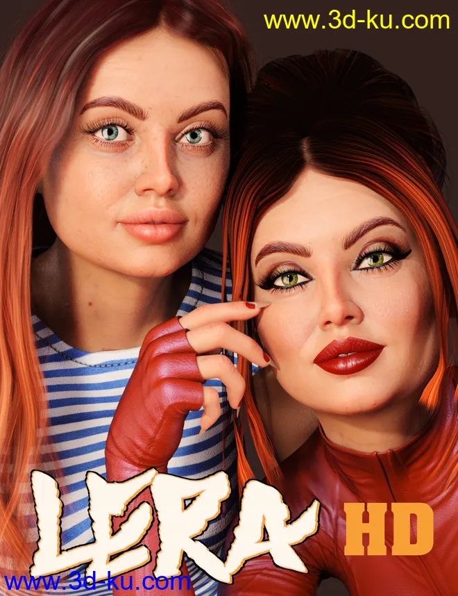 Lera HD plus Palette of Emotions Expressions模型的图片1