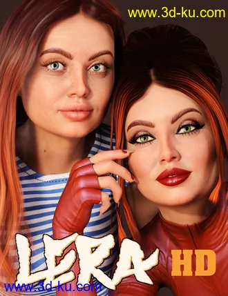 3D打印模型Lera HD plus Palette of Emotions Expressions的图片