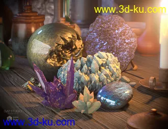 3D打印模型Lets Rock - Rough and Precious Stone Building Suite and Merchant Resource的图片