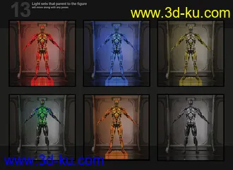 3D打印模型Light and Glow for Cyborg Generation 8的图片