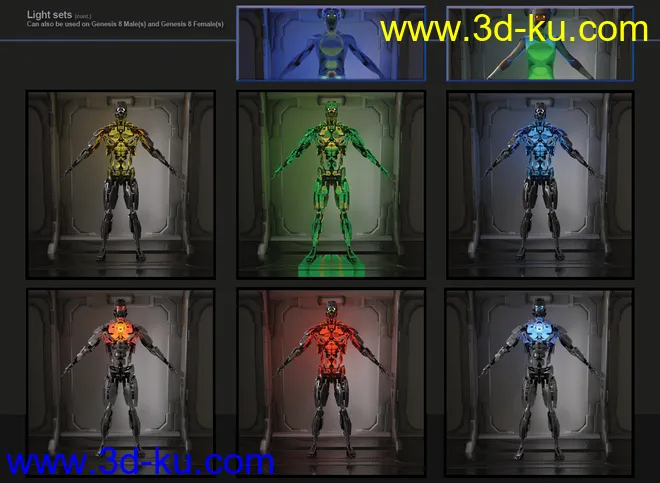 Light and Glow for Cyborg Generation 8模型的图片17