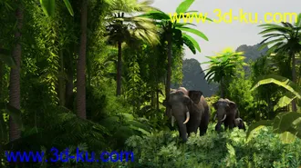 3D打印模型Lightweight Tropical Environment的图片