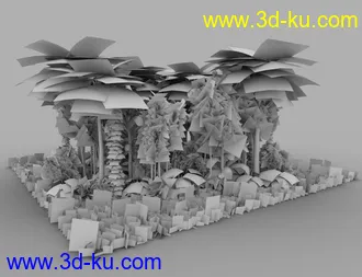 3D打印模型Lightweight Tropical Environment的图片