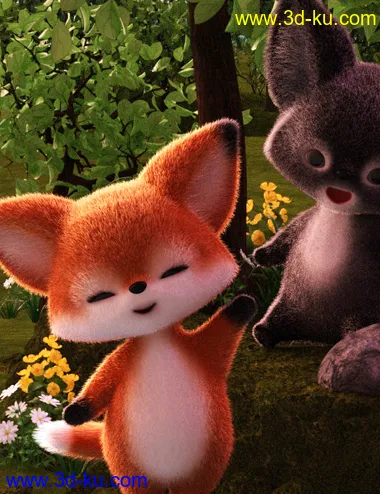 Little Fox Poses for Scamp The Fox by Lady Little Fox模型的图片10